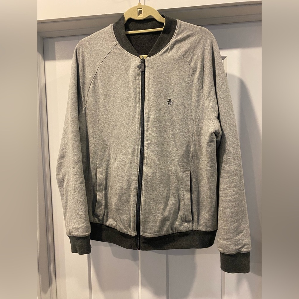 Penguin zip sweater